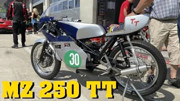 MZ 250 RE TT 1972 | Warm Up Sound | Wolfram Trabitzsch DDR [4k]