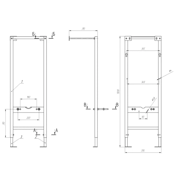 Инсталляция Cersanit Vector IN-MZ-VECTOR для унитаза Vector-0