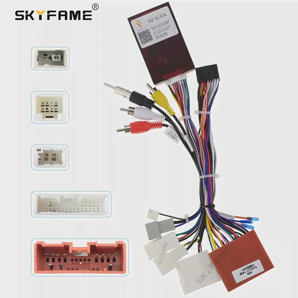 SKYFAME Автомобильный 16PIN Android Адаптер Жгута Проводов Canbus Box Декодер Для Mazda 6 Atenza CX-5 CX5 MZ-SS-07A