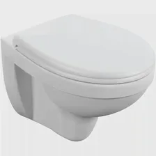 Унитаз подвесной Cersanit Delfi MZ-DELFI-PL с сиденьем микролифт, белый