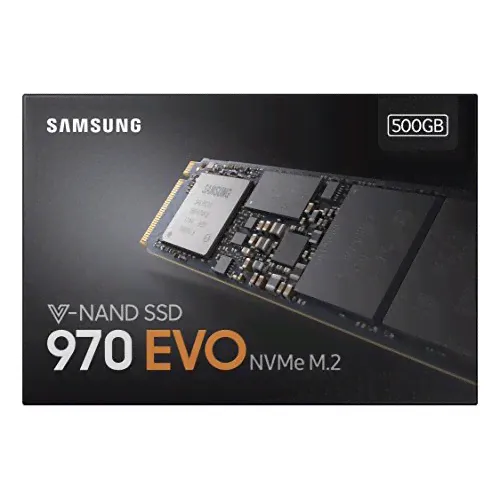 Накопитель SSD Samsung 500GB 970 EVO M.2 2280 PCI-E x4 (MZ-V7E500BW)