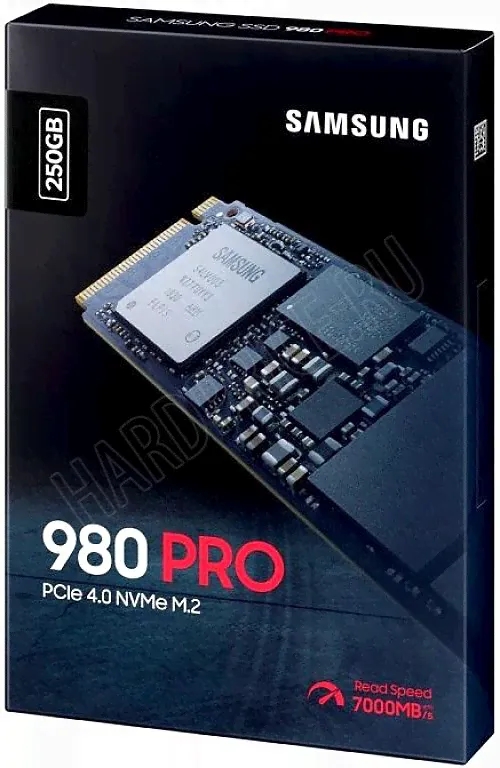 Твердотельный накопитель SSD 250Gb Samsung 980 Pro NVMe M.2 (MZ-V8P250BW)
