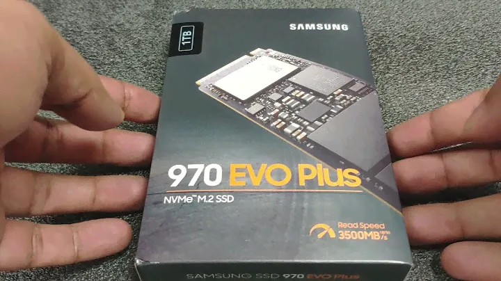 Unboxing Samsung 970 EVO NVMe Drive