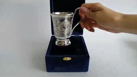 Серебряная кружка «Изящная» 73-12