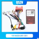 QSZN Android Canbus Box женская для Mazda MZ-SS-07A 2015 для 2014 Mazda 6 Atenza жгуты проводов автомобильное радио стерео 2 din