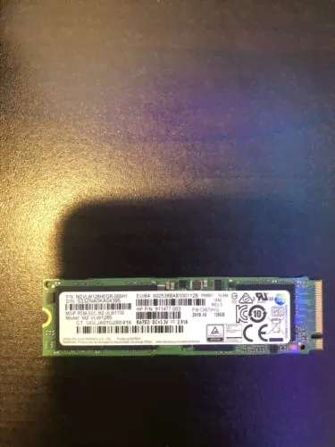 Встроенный жесткий диск MZ-VLW1280 SAMSUNG 128GB SSD SOLIDE STATE DRIVE PCIe m.2 SATA MZVLW128HEGR mz/vlw1280-1