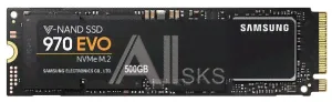 SSD Samsung M.2 (PCI-E NVMe) 500 Gb 970 EVO (R3500/W2500MB/s) (MZ-V7E500BW analog MZ-V6E500BW)