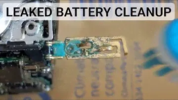 Battery Corrosion Removal - Sony MZ-R900 Portable Minidisc Recorder/Player