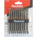Бита (насадка) Makita PH2 двусторонняя, 110 мм, E-form (MZ), 10 шт.