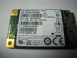 SSD диск скоростной Samsung MZ-MPC0320/00­0 - 32GB PM830 mSATA ­Mini PCI-E Весь исправен, гарантия.