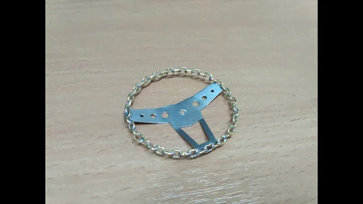 Руль из цепи для Р/У модели своими руками | Steering wheel from chain for RC car