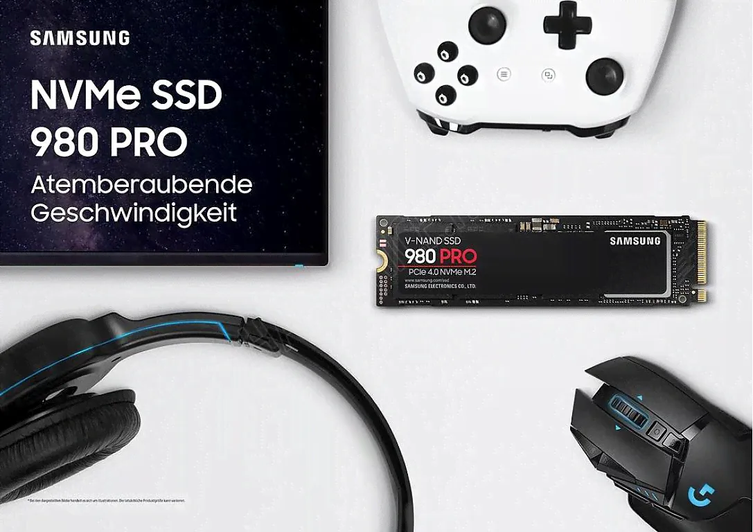 Твердотельный накопитель SSD 2Tb Samsung 980 Pro NVMe M.2 (MZ-V8P2T0BW)