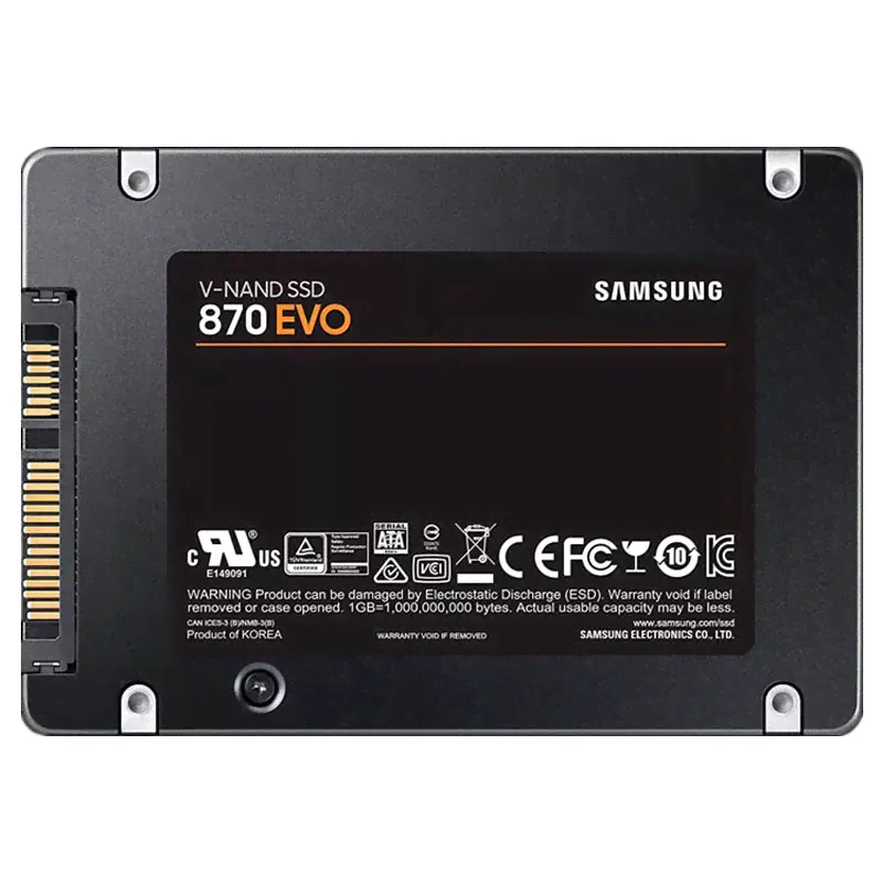 Диск SSD Samsung 870 EVO 2.5" 1 ТБ SATA, MZ-77E1T0B/EU-0