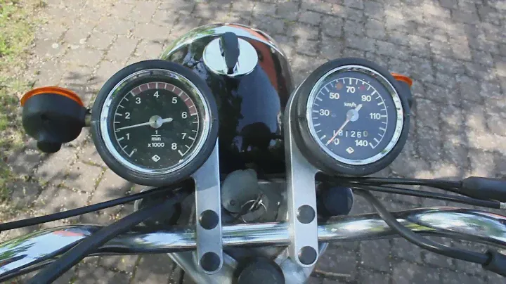 MZ TS 150 nach Umbau zur 125er: Anwerfen, Leerlauf und Hochdrehen im Leerlauf